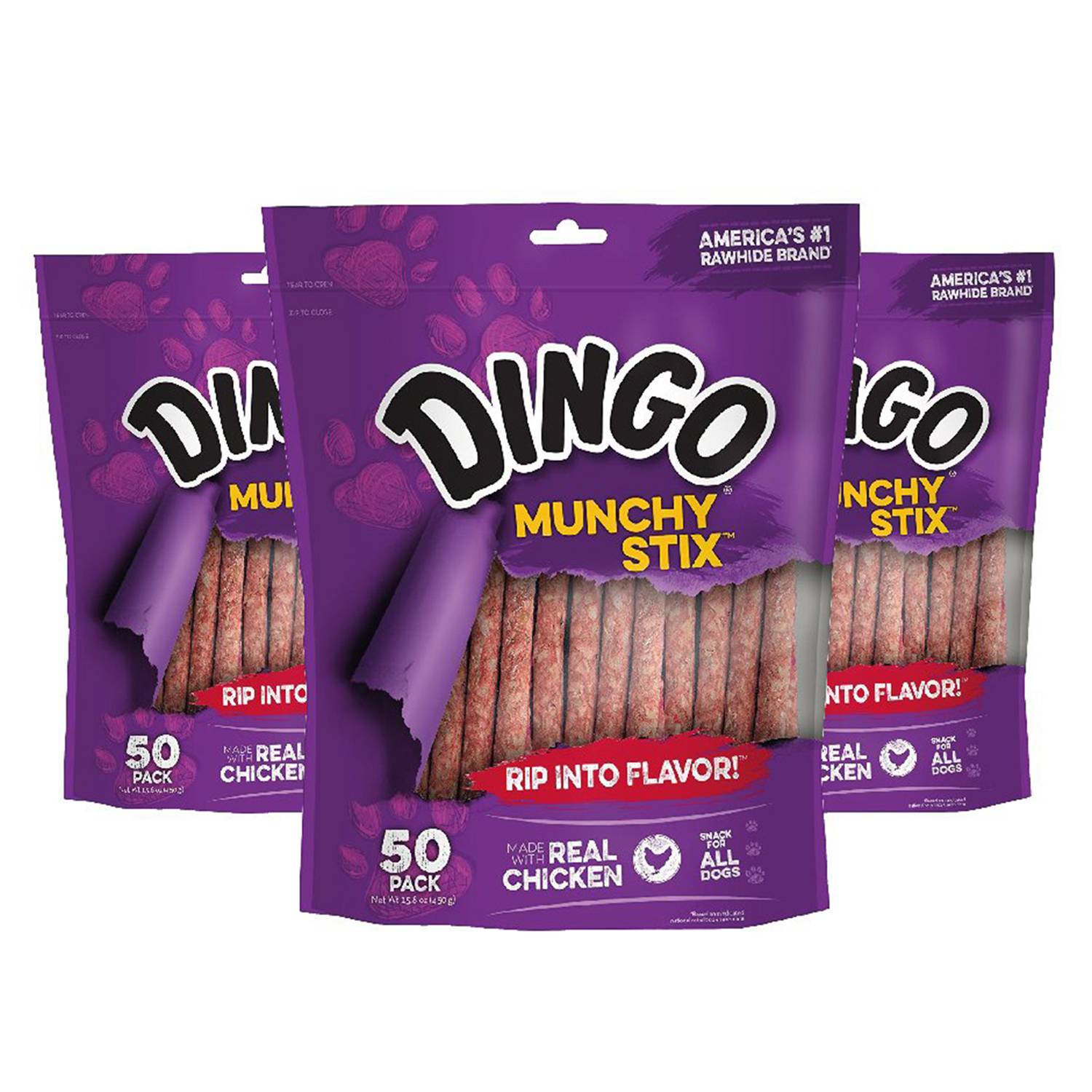 Dingo Munchy Stick 50 UNIDADES Chimuelo.cl